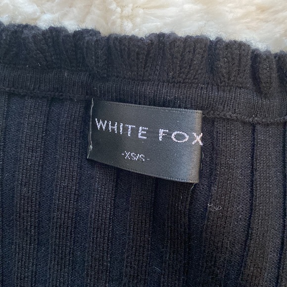 WHITE FOX | KNIT CROP *never worn - Picture 3 of 5